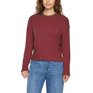 Gap Women's Red Knit Crewneck Sweater